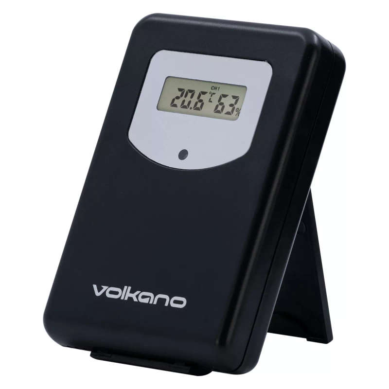 Volkano Dew Series Wireless Home Weather Station Black