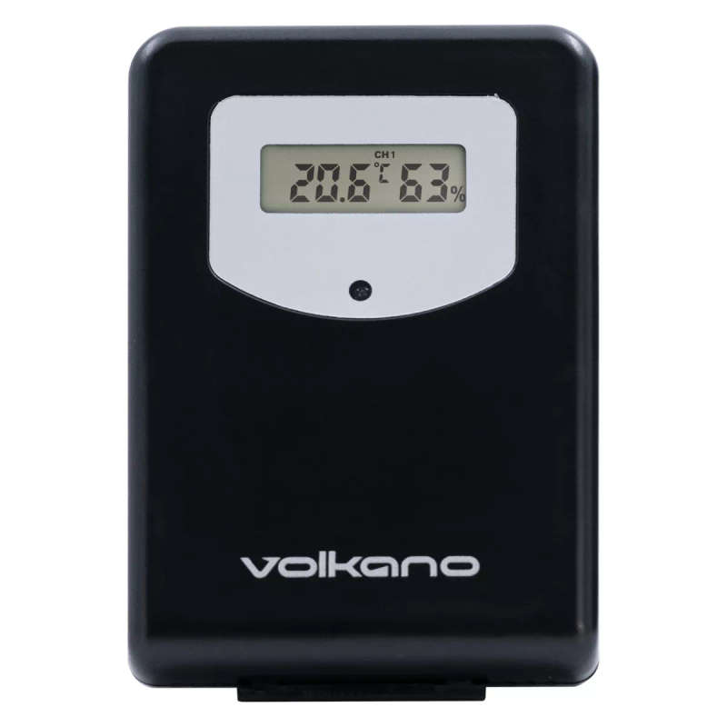 Volkano Storm Series Wireless Home Weather Station Black
