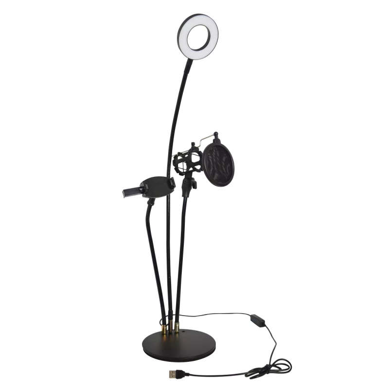 Volkano insta Series Ring Light Desk Stand Vlogging Kit