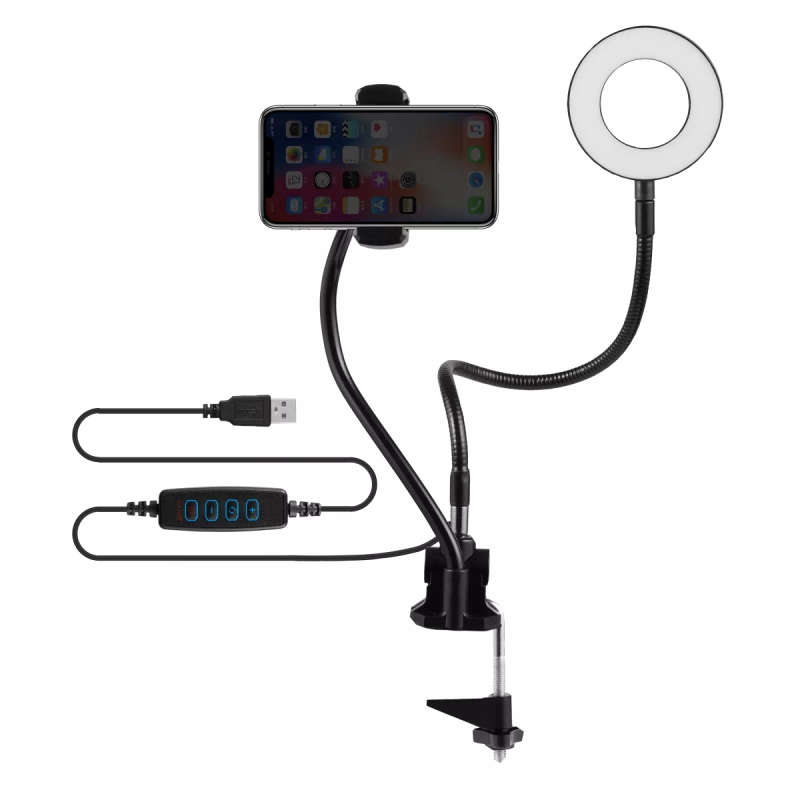 Volkano insta Series Ring Light Desk Stand Vlogging Kit