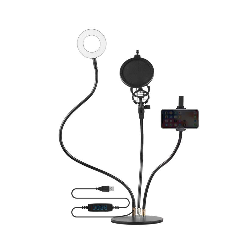Volkano insta Series Ring Light Desk Stand Vlogging Kit