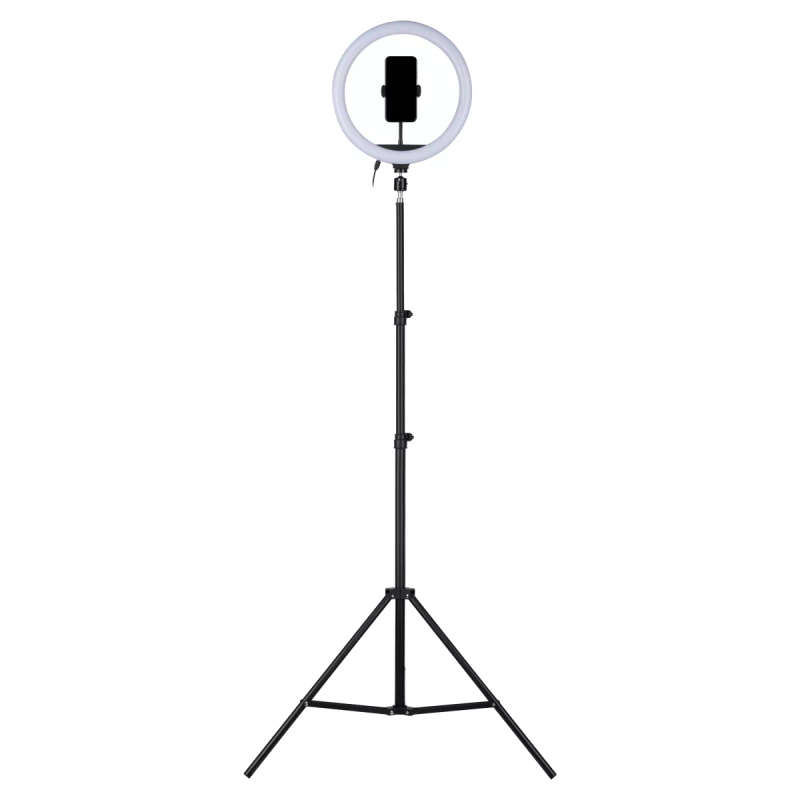 Volkano insta Series 12 inch Ring Light on Tripod - Black
