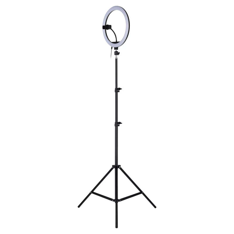 Volkano insta Series 12 inch Ring Light on Tripod - Black