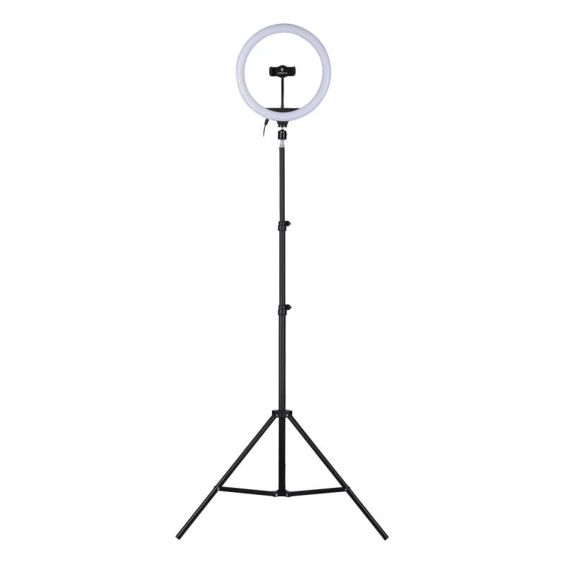 Volkano insta Series 12 inch Ring Light on Tripod - Black
