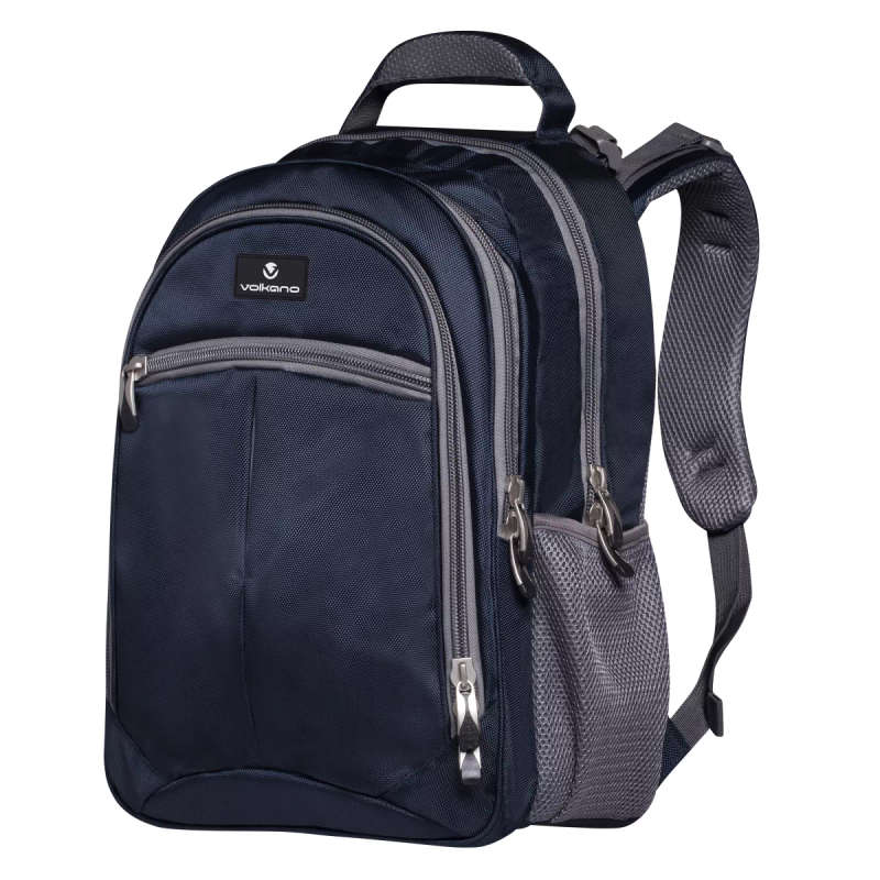 Volkano 27L Orthopaedic Backpack Navy Grey