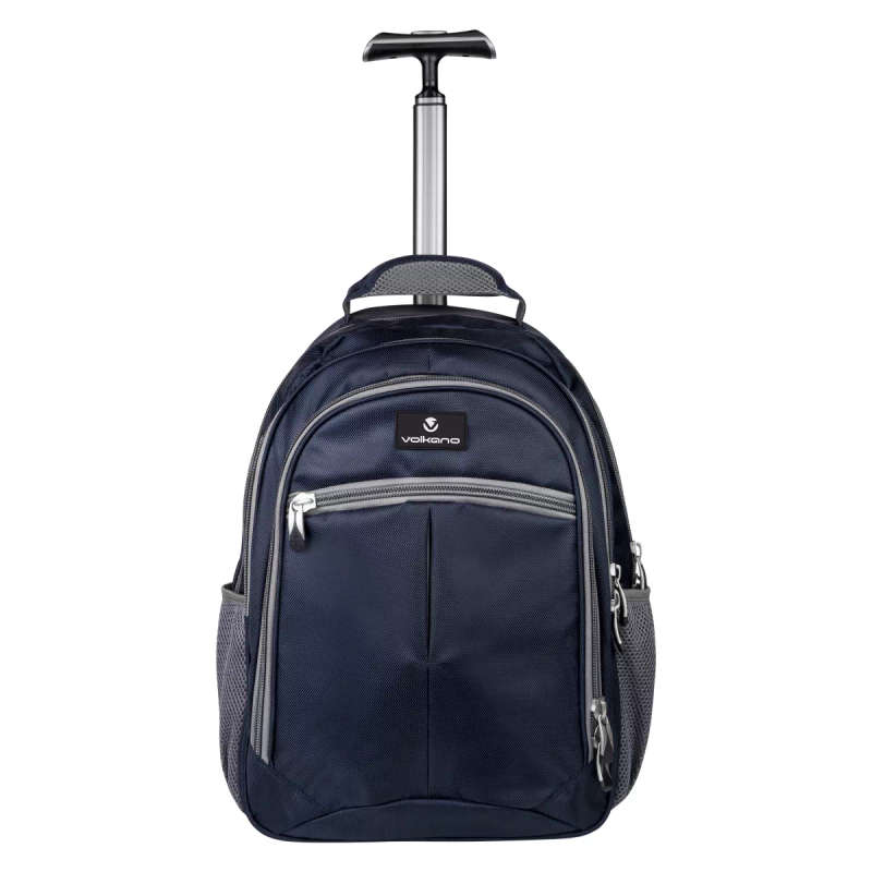 Volkano 27L Orthopaedic Trolley Backpack Navy Grey