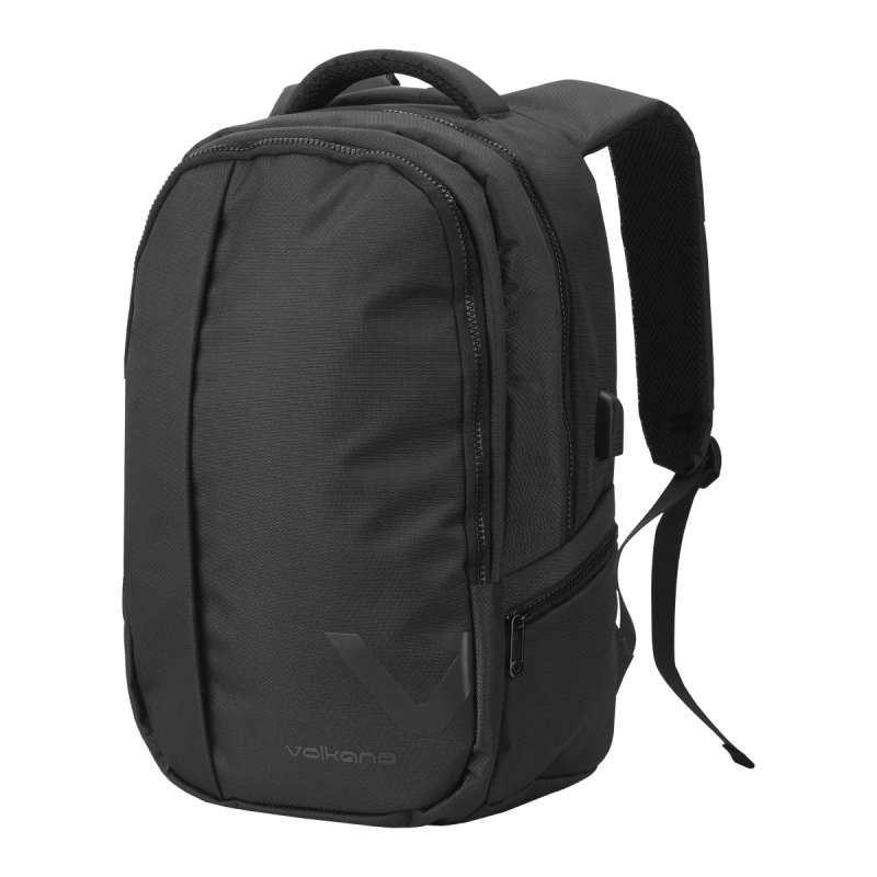 Volkano Midtown 15.6-inch Notebook Backpack - Black