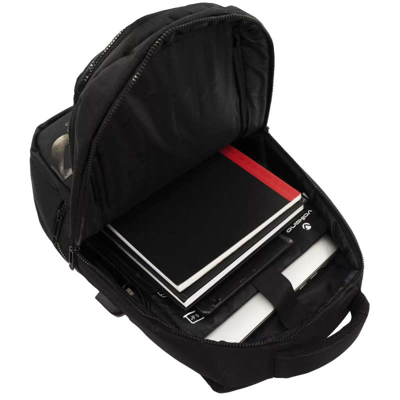 Volkano Midtown 15.6-inch Notebook Backpack - Black
