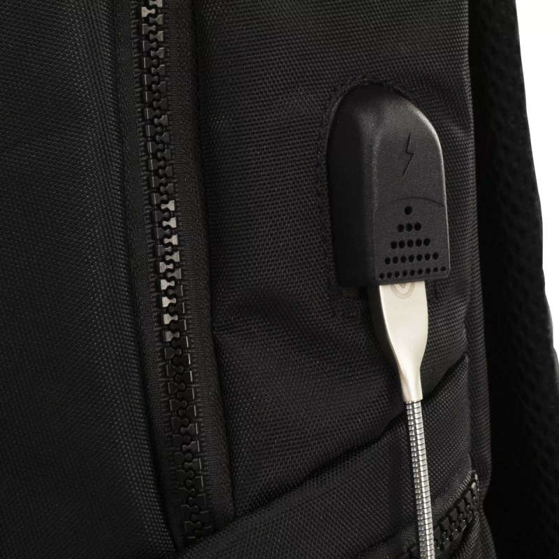 Volkano Midtown 15.6-inch Notebook Backpack - Black