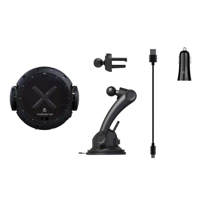 Volkano Ignition Series 15W Wireless Car Charger Kit