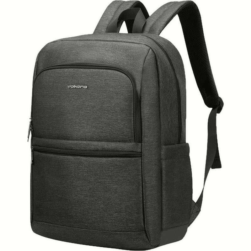 Volkano Pulse 15.6-inch Notebook Backpack - Charcoal