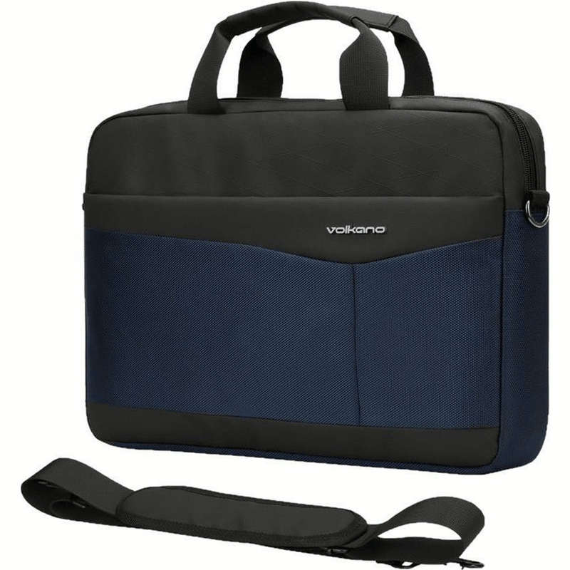 Volkano Seismic 15.6-inch Notebook Shoulder Bag - Navy