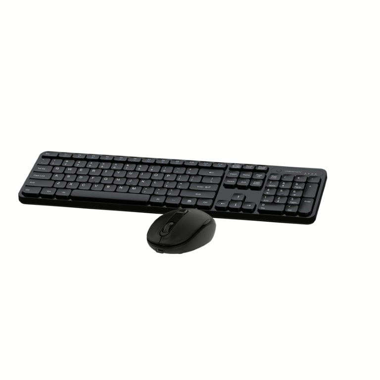 VolkanoX Garnet Series Wireless Keyboard and Mouse Combo Black