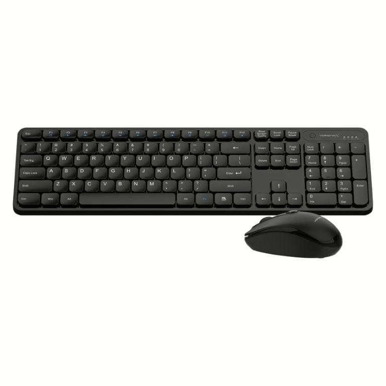 VolkanoX Garnet Series Wireless Keyboard and Mouse Combo Black