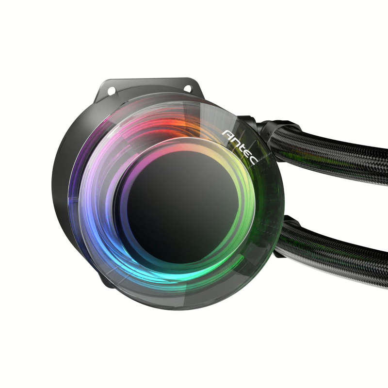 Antec VORTEX LUM 240 ARGB AIO CPU Liquid Cooler  Black
