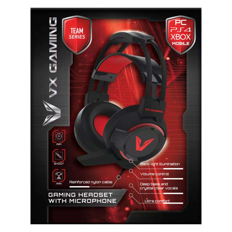 VX Gaming Team Series Gaming headset with mic