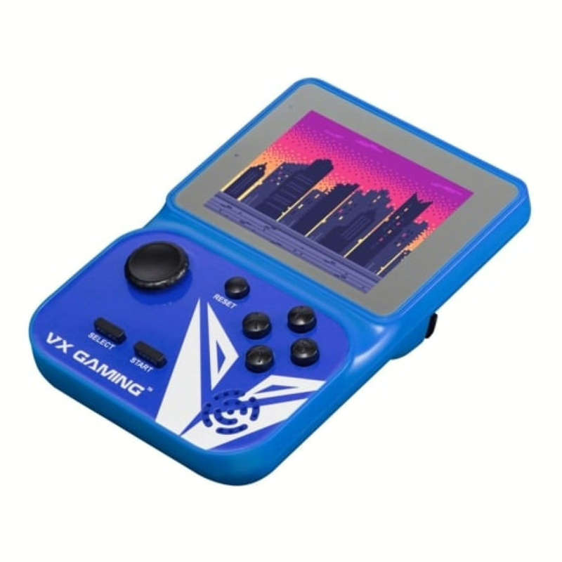 Volkano VX Gaming Nostalgia Series Handheld 4GB Retro Game Station Blue