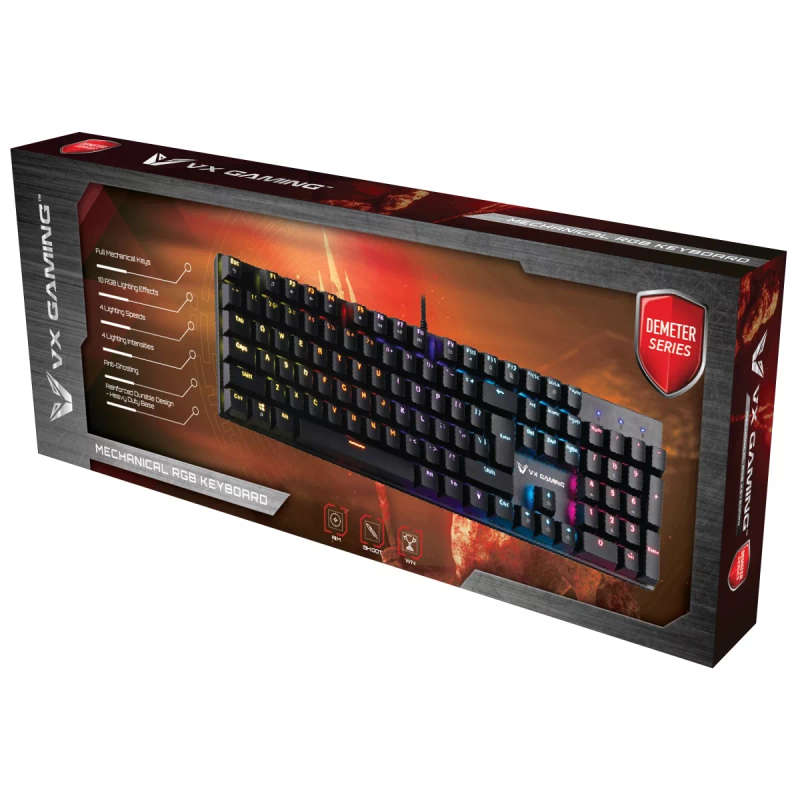 Volkano VX Demeter Series Mechanical Keyboard with Full RGB Lighting