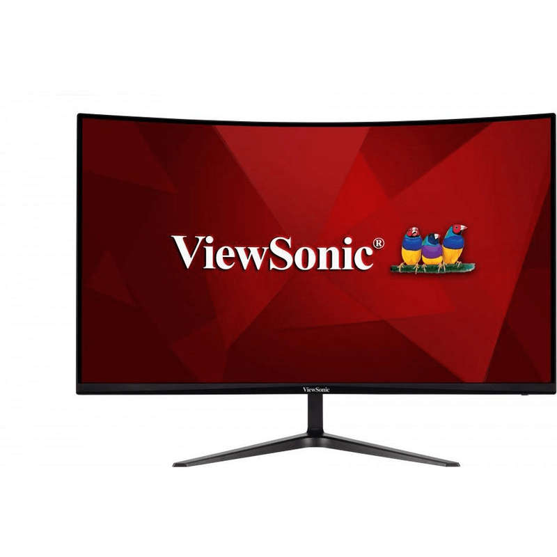 ViewSonic VX3218 31.5-inch 1920 x 1080p FHD 16:9 165Hz 1ms AMD AdaptiveSync LED VA Curved Gaming ...