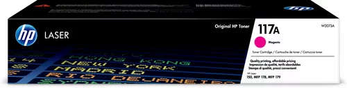 HP 117A Magenta Toner Cartridge 700 Pages Original W2073A Single-pack