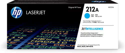HP 212A Cyan LaserJet Toner Cartridge 4,500 pages Original W2121A Single-pack