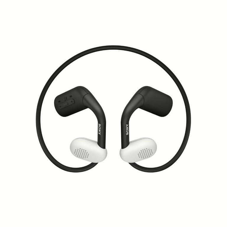 Sony Float Run Open-Ear Wireless Bluetooth Earphones - Black White