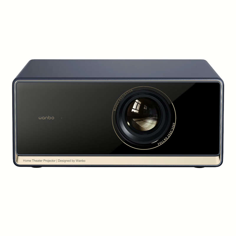 WANBO X5 Pro Full HD Smart Projector (1080p, 1100 ANSI Lumens, Android TV, ASA 3.0, 5GHz Wi-Fi, A...