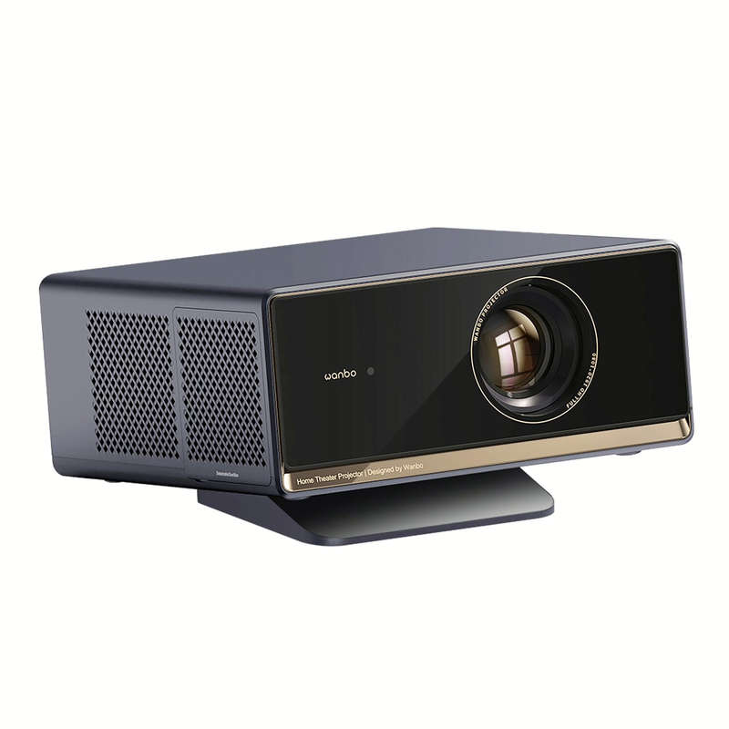 WANBO X5 Pro Full HD Smart Projector (1080p, 1100 ANSI Lumens, Android TV, ASA 3.0, 5GHz Wi-Fi, A...