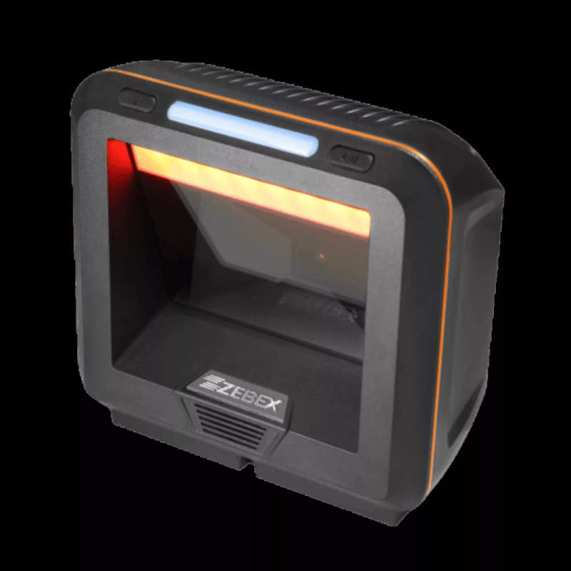 Zebex 2D On Counter Vertical Scanner with PSU