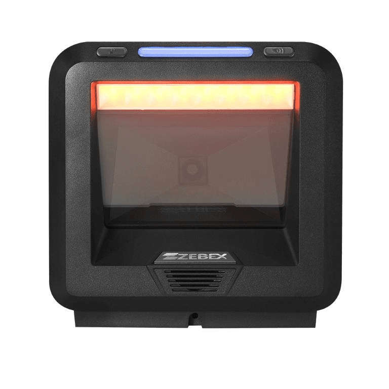 Zebex 2D On Counter Vertical Scanner with PSU