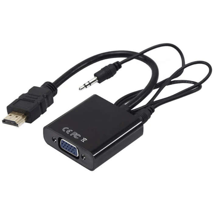 RCT HDMI To VGA Adaptor - Black