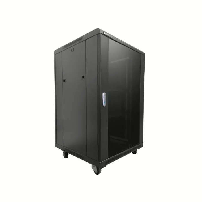 Linkbasic 19-inch 2 Fans 2 Shelves 18U 600mm Deep Cabinet
