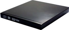 Mecer Ultra Slim External USB 2.0 CD/DVD Burner