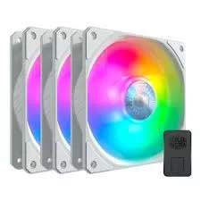 Cooler Master SickleFlow 120 ARGB White Edition 3 in 1 120mm PC Case Fan