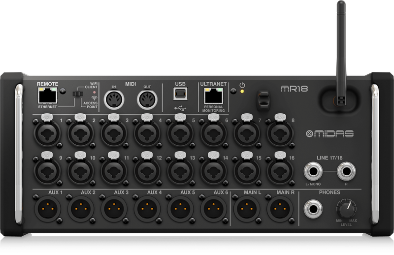 Midas MR18 - 18 Channel Digital Mixer