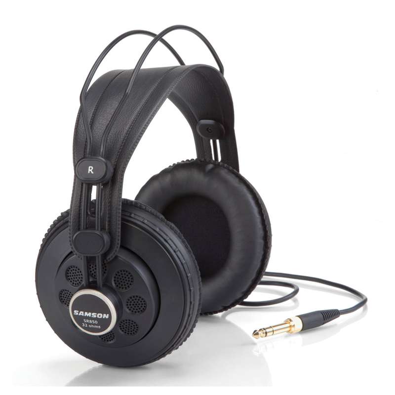 Samson SR850C - Semi-Open Back Studio Headphones (Single)