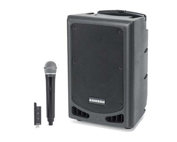 Samson XP208W - Rechargeable PA System w/ Wireless Handheld Mic + BT