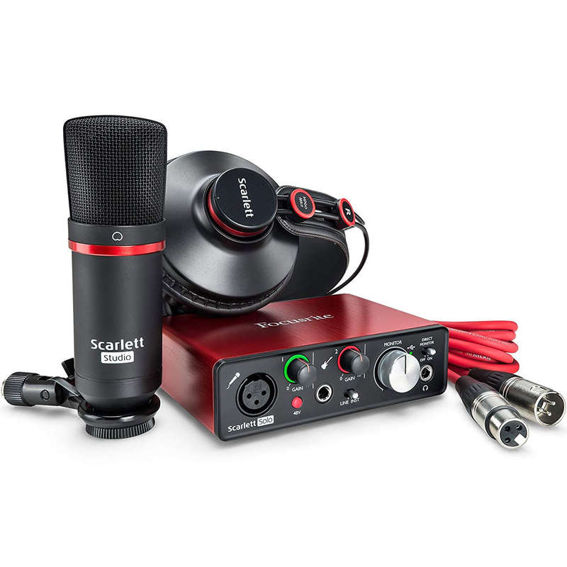 Focusrite Scarlett Solo - Studio Bundle (3rd Gen)