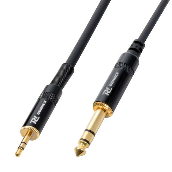 PD Connex Signal Cable 177.021 :  3.5mm ST Male - 6.3mm ST Male (1.5M)