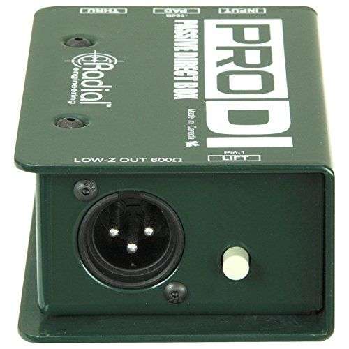 Radial ProDI - 1 Channel Passive Instrument Direct Box (R800110000)