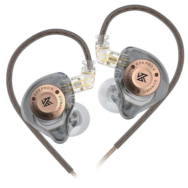 KZ EDX Pro X - Wired In-Ear Monitors (Grey)