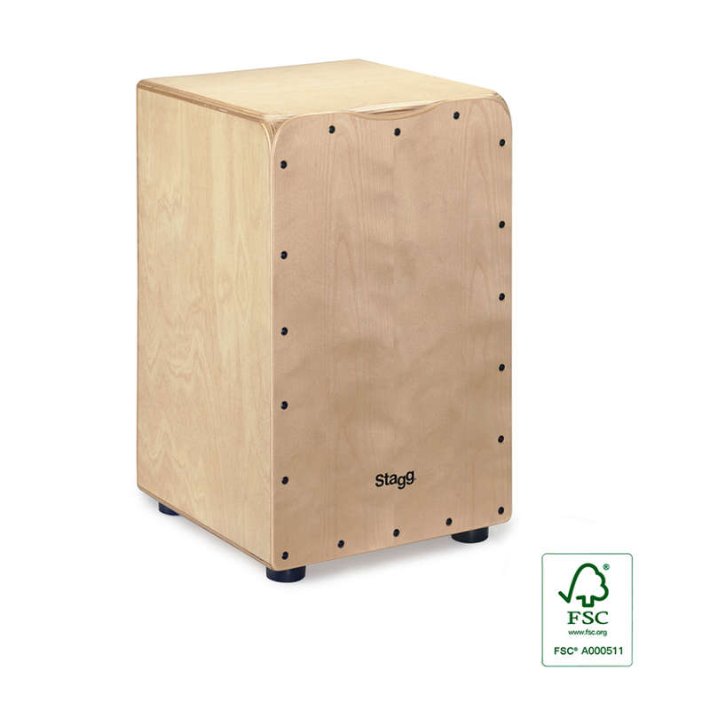 Stagg CAJ 50M N - Standard Sized Cajon without Bag (Natural)