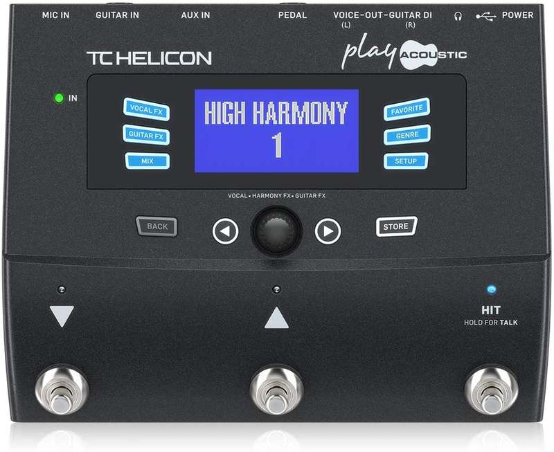 TC Helicon Play Acoustic - Vocal and Acoustic Guitar Effects Stombox