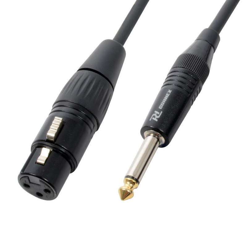 PD Connex Signal Cable 176.449 :  XLR Female - 6.3mm Mono Jack (3M)