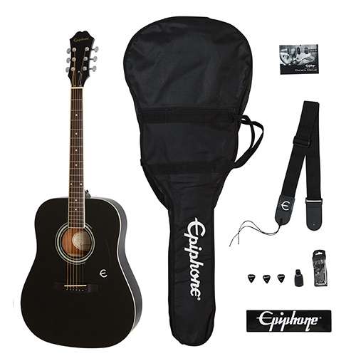 Epiphone Songmaker - FT-100 Player Pack (Ebony)   [PPAG-EAFT-EB]