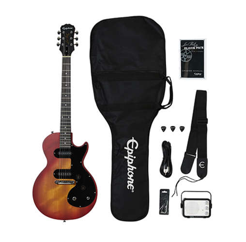 Epiphone Les Paul Melody Maker - Electric Guitar Starter Pack (Vintage Sunburst)  [PPEG-ENPS-VS]