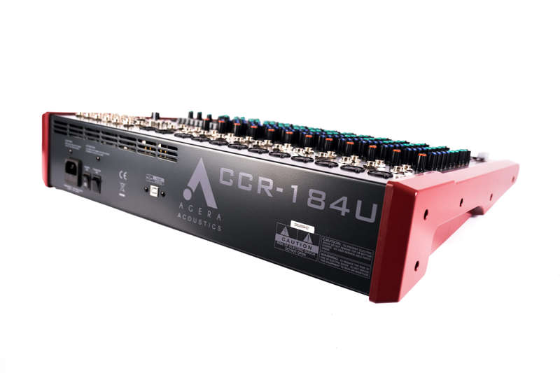 Agera Acoustics CCR-184U - 18 Channel Analog Mixer w/ FX/BT/USB/SD