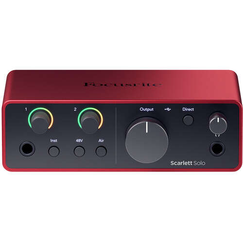 Focusrite Scarlett Solo - USB Audio Interface (4th Gen)