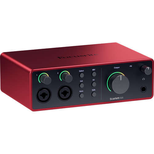 Focusrite Scarlett 4i4 - 4x4 USB Audio Interface (4th Gen)