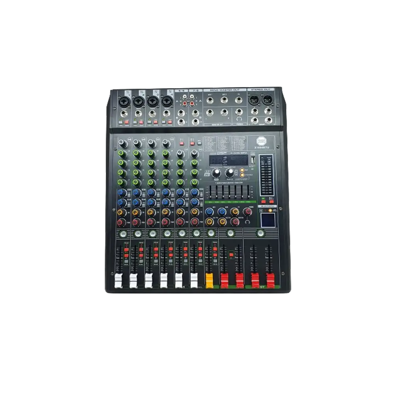 PowerWorks X1604 BTU - 8 Channel Mixer w/ BT & USB
